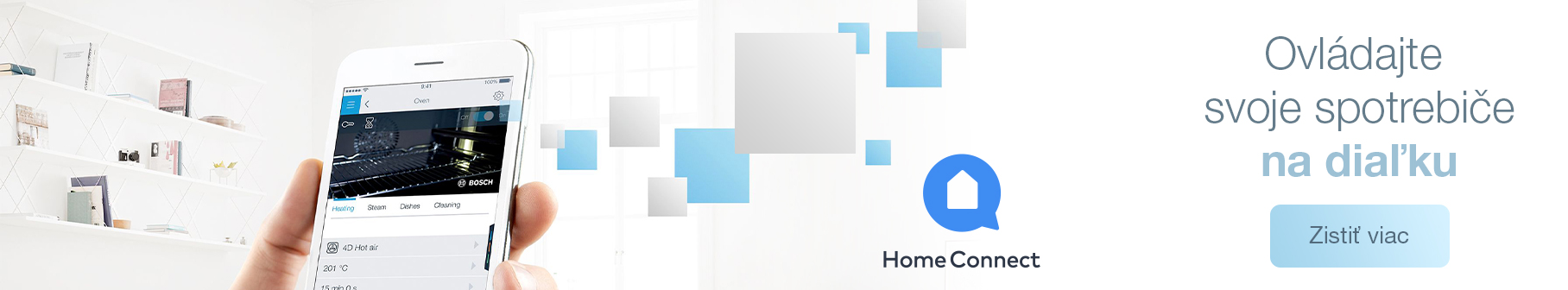 Bosch - Home Connect - Ovládajte svoje spotrebiče na diaľku
